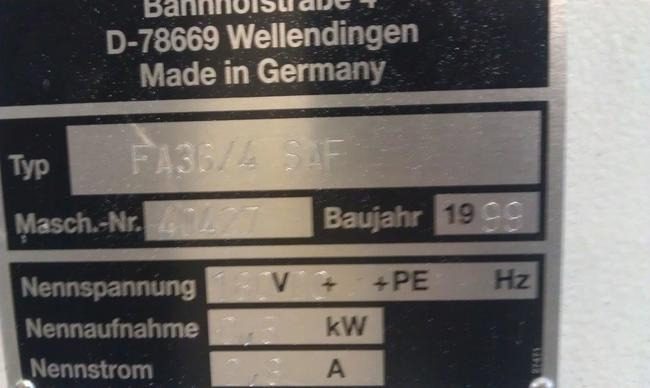 GUK FA 36-4 SAF buckle plate folding machine for small folds - Hajtógatógép: 4 kép. GUK FA 36-4 SAF buckle plate folding machine for small folds - Hajtógatógép: 4 kép.