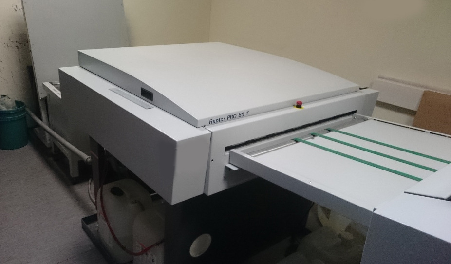 Glunz & Jensen Raptor Pro 85 Thermal Plate Development - Nyomdagép: 1 kép. Glunz & Jensen Raptor Pro 85 Thermal Plate Development - Nyomdagép: 1 kép.