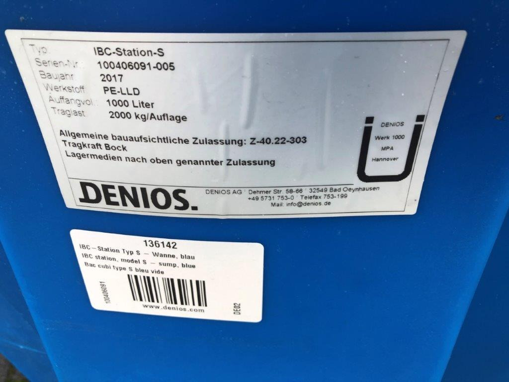 Hazardous material storage Denios PSE-4 450 liters - Tároló tartály: 2 kép. Hazardous material storage Denios PSE-4 450 liters - Tároló tartály: 2 kép.