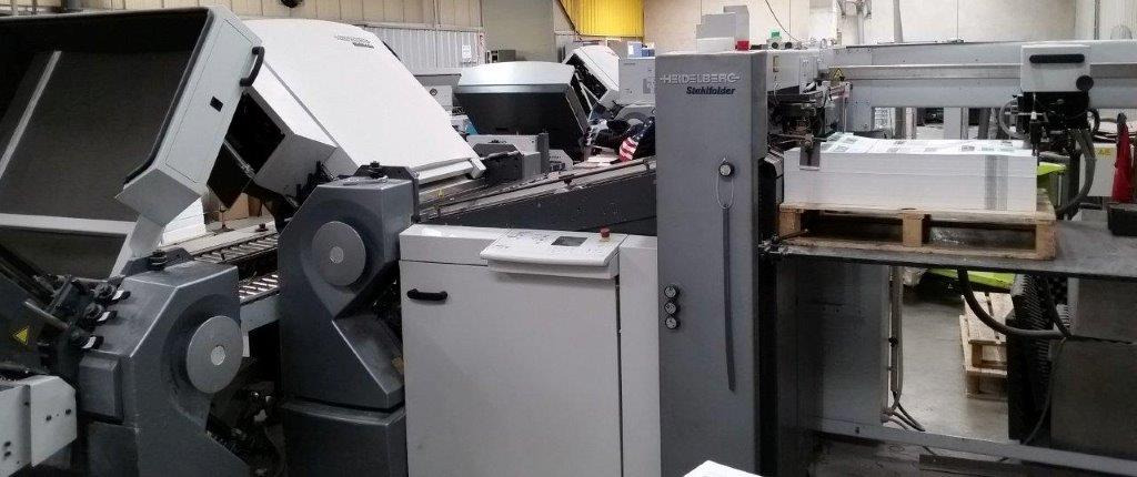 Heidelberg / Stahl TH 66-6-4-PFH with SAK 66 buckle plate folder - Hajtógatógép: 1 kép. Heidelberg / Stahl TH 66-6-4-PFH with SAK 66 buckle plate folder - Hajtógatógép: 1 kép.