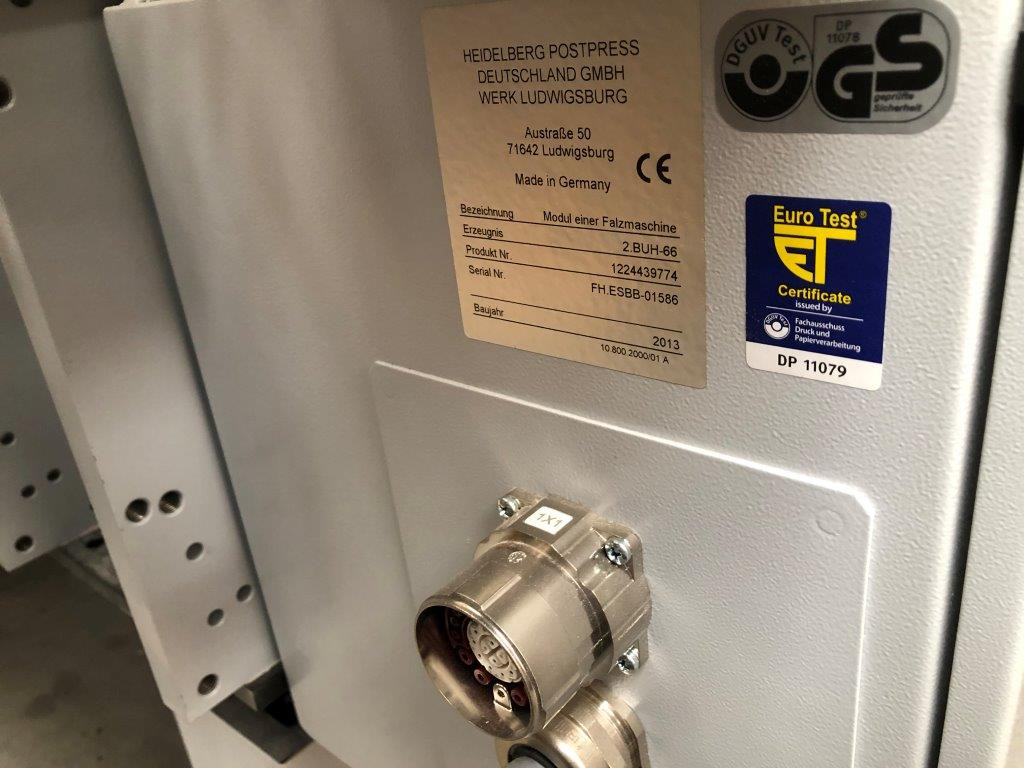 Heidelberg Stahlfolder BUH 66-4 2.tes mobile folding unit - Hajtógatógép: 3 kép. Heidelberg Stahlfolder BUH 66-4 2.tes mobile folding unit - Hajtógatógép: 3 kép.