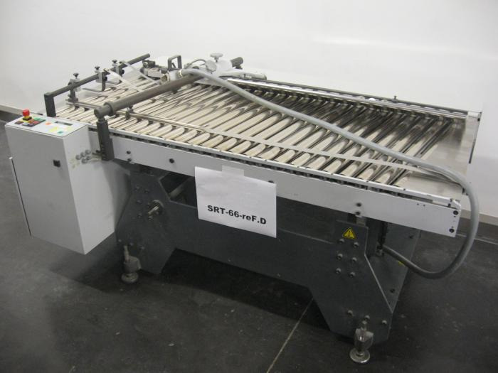 Heidelberg steel mobile, height-adjustable SRT 66 F-re-D inclined roller table (finishing station) - Hajtógatógép: 1 kép. Heidelberg steel mobile, height-adjustable SRT 66 F-re-D inclined roller table (finishing station) - Hajtógatógép: 1 kép.