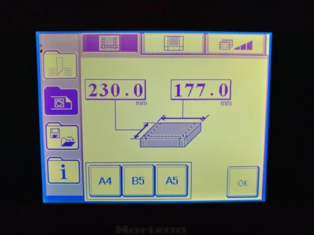 Horizon HT-30 autom. Rotary three-knife trimmer - Papírvágó gép: 4 kép. Horizon HT-30 autom. Rotary three-knife trimmer - Papírvágó gép: 4 kép.
