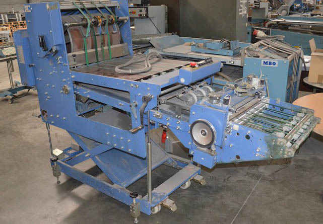 MBO T 530-6-R with AS-540 buckle plate folder - Hajtógatógép: 5 kép. MBO T 530-6-R with AS-540 buckle plate folder - Hajtógatógép: 5 kép.