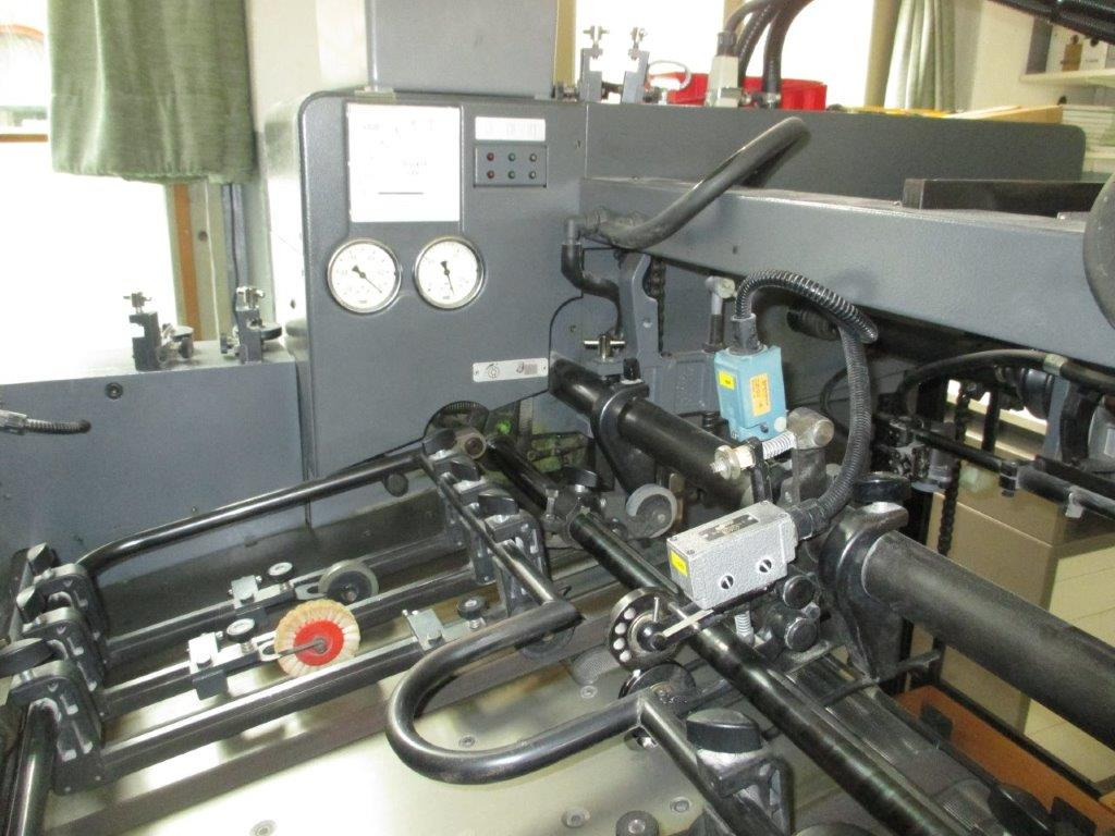 Single-Color Heidelberger M-Offset printing machine with cito system for perforation and creasing - Ofszet nyomdagép: 3 kép. Single-Color Heidelberger M-Offset printing machine with cito system for perforation and creasing - Ofszet nyomdagép: 3 kép.