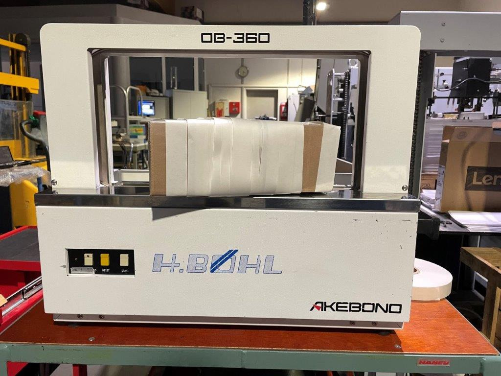 Table - banding machine Akebono OB 360 - Csomagológép: 1 kép. Table - banding machine Akebono OB 360 - Csomagológép: 1 kép.