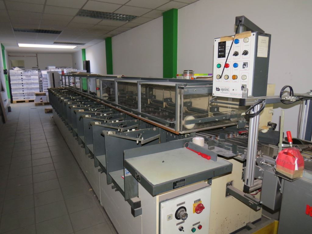 Theisen & Bonitz TB Sprint 315 VP gathering machine - Nyomdagép: 1 kép. Theisen & Bonitz TB Sprint 315 VP gathering machine - Nyomdagép: 1 kép.