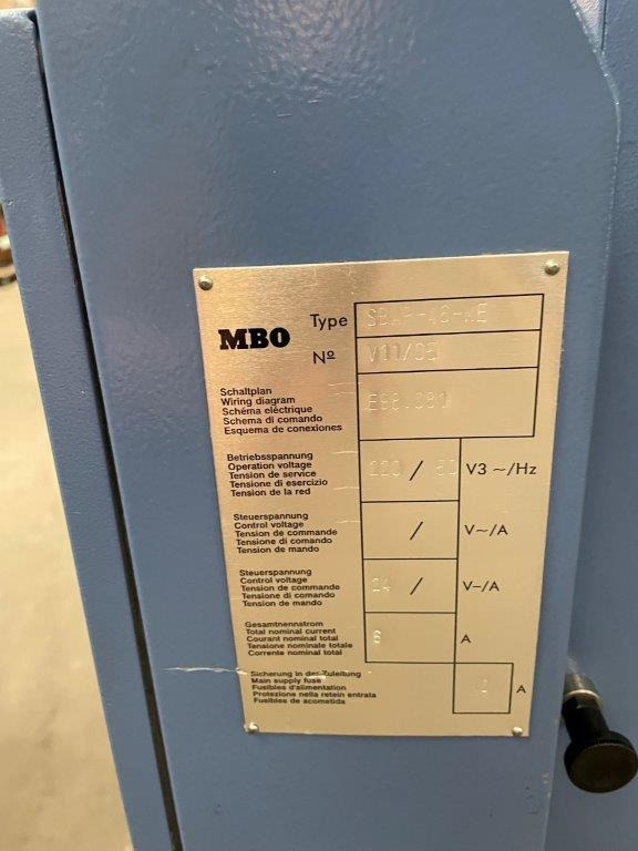 Hajtógatógép Vertical sheet press delivery MBO SBAP 46 ME: 7 kép.