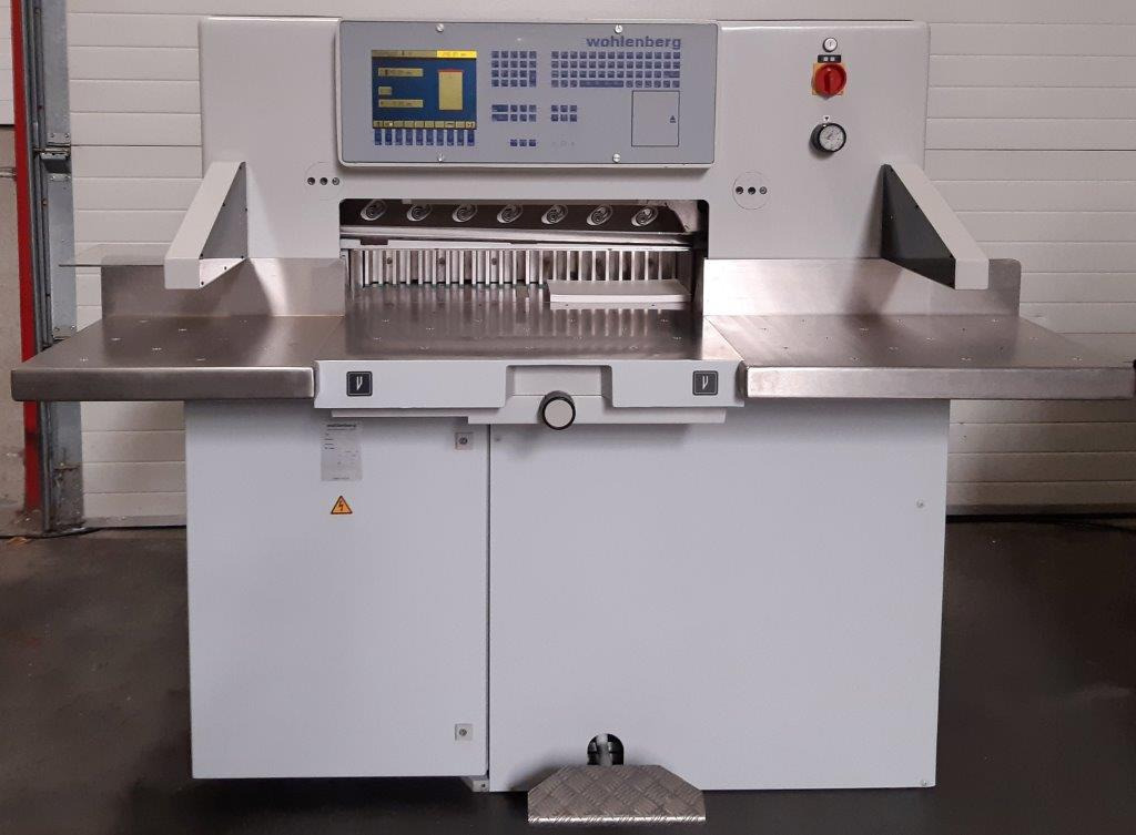 Wohlenberg cut-tec 76 cutting machine - Papírvágó gép: 1 kép. Wohlenberg cut-tec 76 cutting machine - Papírvágó gép: 1 kép.