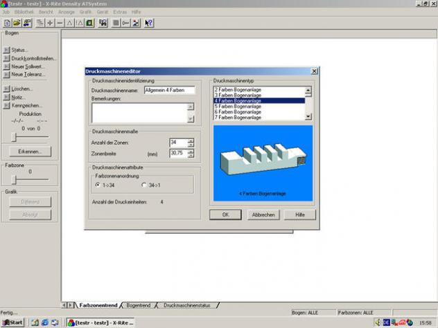 X-Rite ATD Scan Spetrometer - Nyomdagép: 2 kép. X-Rite ATD Scan Spetrometer - Nyomdagép: 2 kép.