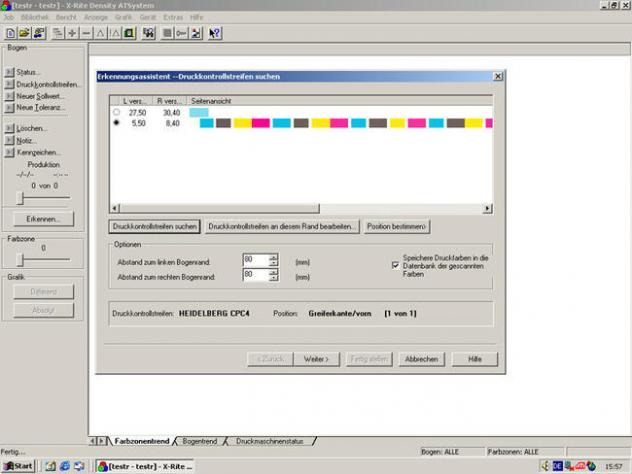 X-Rite ATD Scan Spetrometer - Nyomdagép: 1 kép. X-Rite ATD Scan Spetrometer - Nyomdagép: 1 kép.