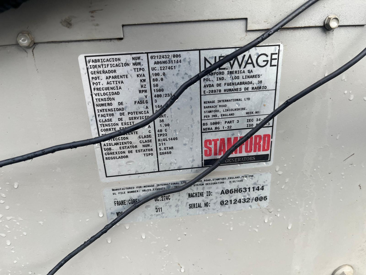 PRAMAC 110 kVa Deutz diesel - Áramfejlesztő: 3 kép. PRAMAC 110 kVa Deutz diesel - Áramfejlesztő: 3 kép.