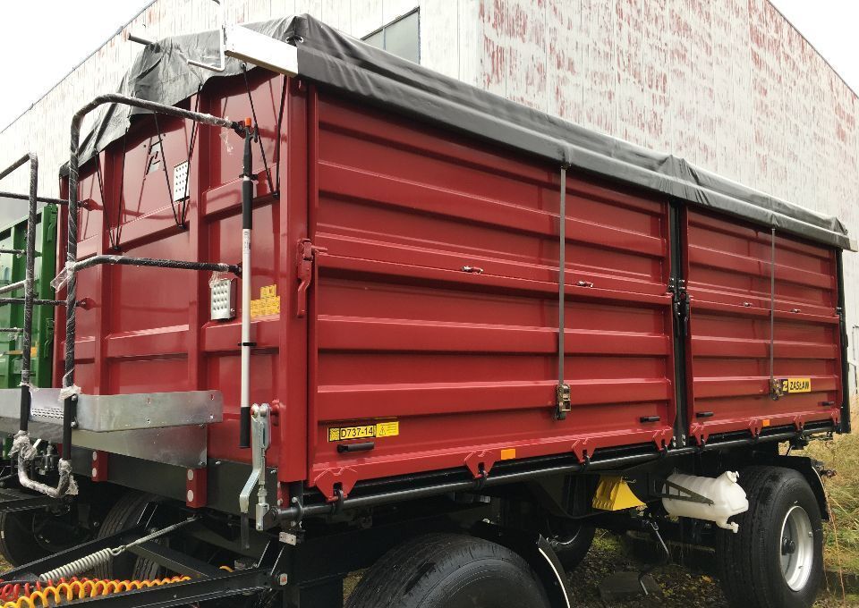 Új Mezőgazdasági billenőpótkocsi Zaslaw D737-14XL, 18T, 21m3: 8 kép.