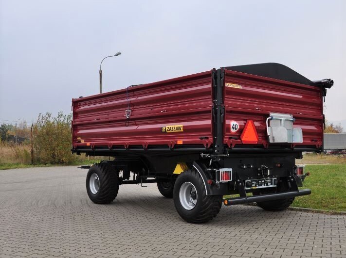 Új Mezőgazdasági billenőpótkocsi Zaslaw D737-8 im Lager / in stock: 6 kép.