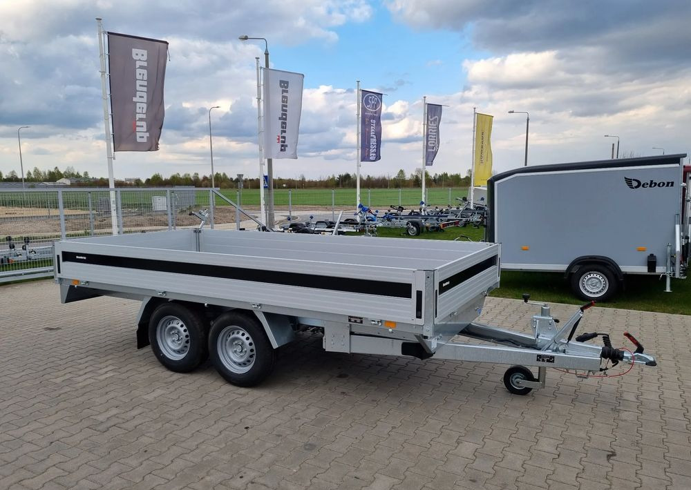 BRENDERUP 5375 ATB - 375 x 180 cm / 2500 kg - przyczepa skrzyniowa budowlana transportowa ciężarowa - Platós pótkocsi: 1 kép. BRENDERUP 5375 ATB - 375 x 180 cm / 2500 kg - przyczepa skrzyniowa budowlana transportowa ciężarowa - Platós pótkocsi: 1 kép.