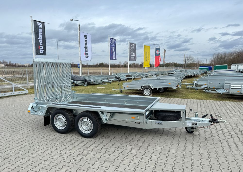 BRENDERUP MT3080 - 308 x 152 cm / 2700 kg | przyczepa koparkowa budowlana mini koparki - Gépszállító utánfutó: 1 kép. BRENDERUP MT3080 - 308 x 152 cm / 2700 kg | przyczepa koparkowa budowlana mini koparki - Gépszállító utánfutó: 1 kép.