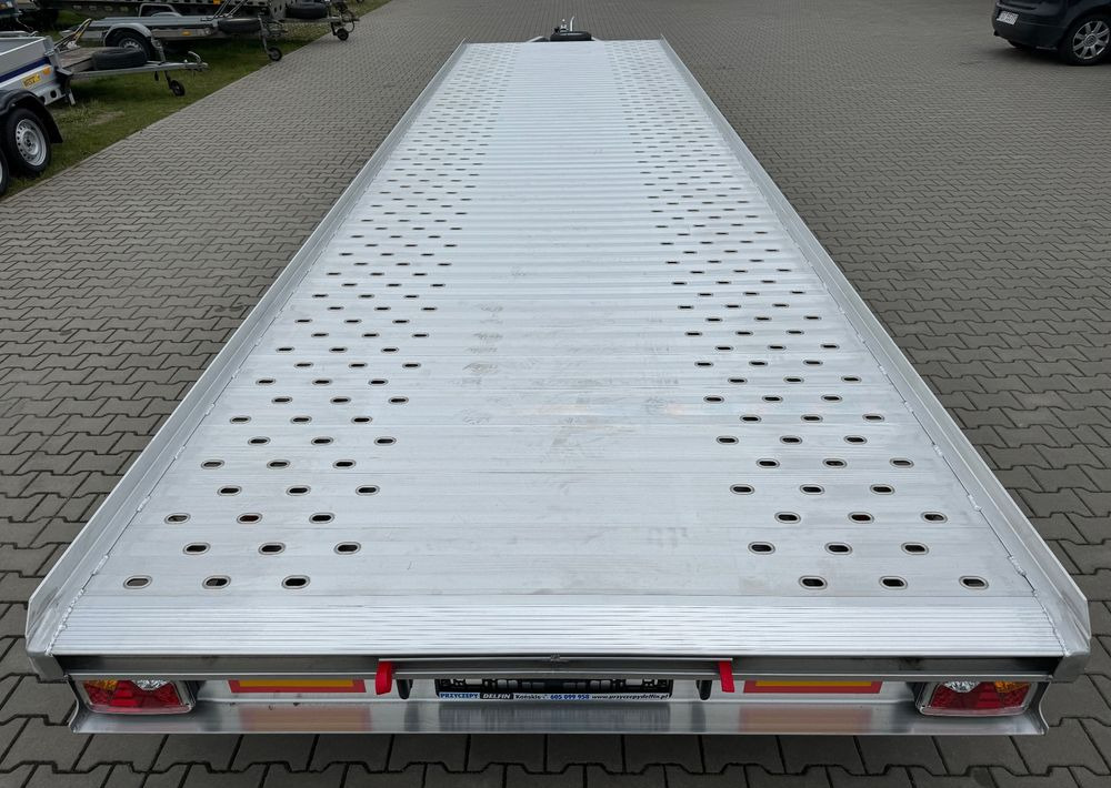 GROMEX Gromex laweta aluminiowa | 850x210cm | DMC 3500kg | platforma na 2 auta | 3 osie AL-KO | OŚWIETLENIE LED lízing GROMEX Gromex laweta aluminiowa | 850x210cm | DMC 3500kg | platforma na 2 auta | 3 osie AL-KO | OŚWIETLENIE LED: 18 kép.