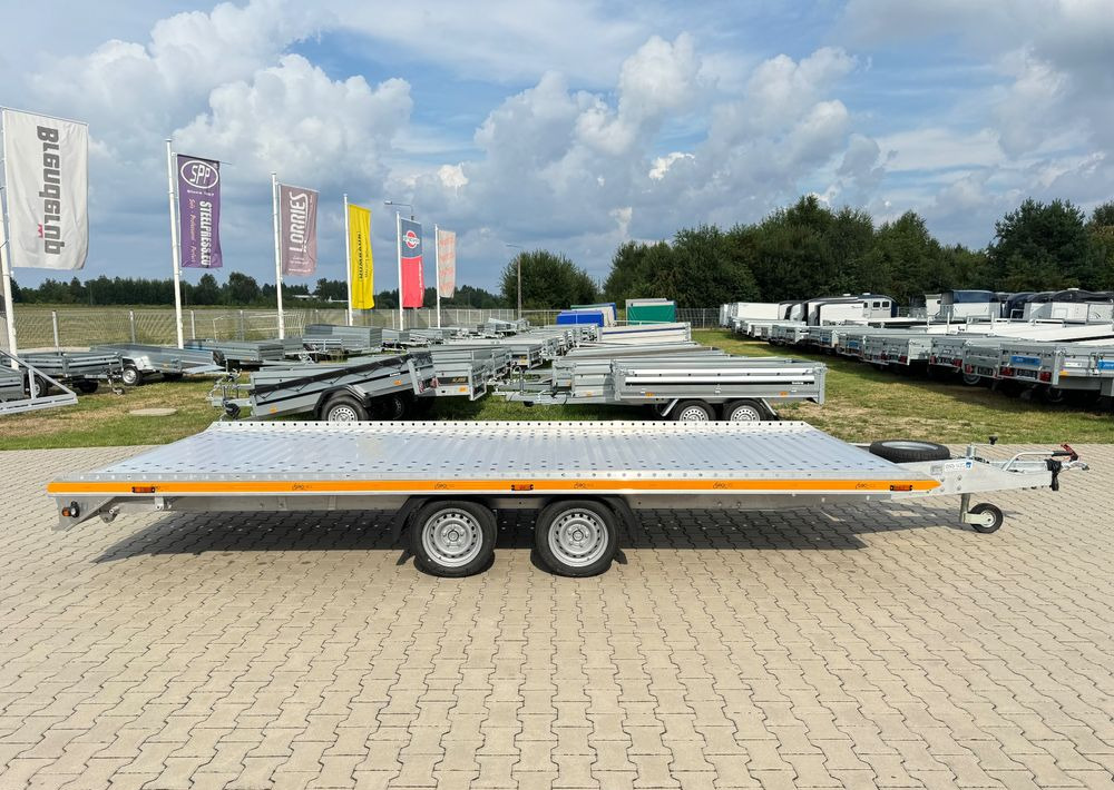 Gromex L2-2700-5,2 laweta aluminiowa 5,2m 2700kg - Pótkocsi autószállító: 2 kép. Gromex L2-2700-5,2 laweta aluminiowa 5,2m 2700kg - Pótkocsi autószállító: 2 kép.