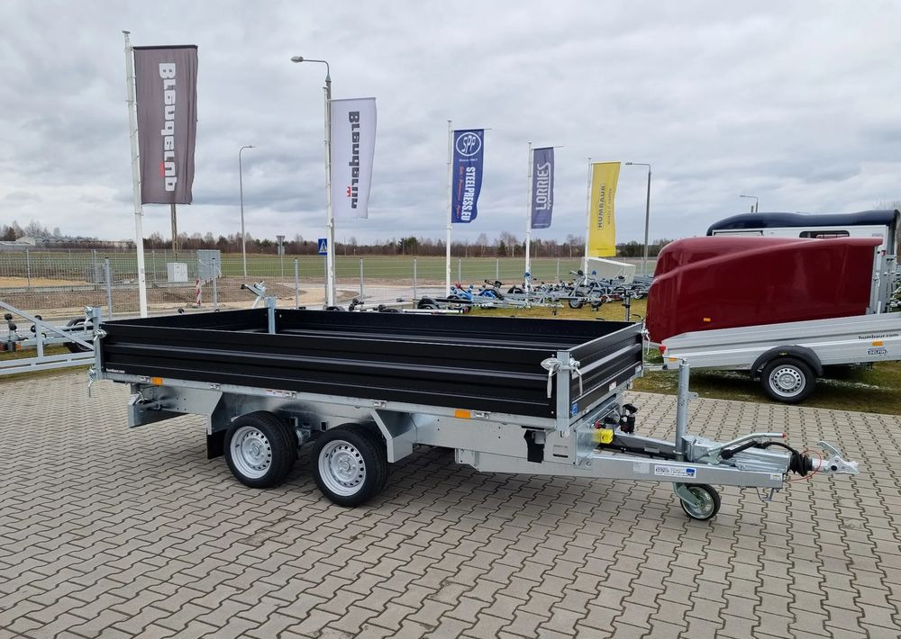 HUMBAUR HTK 3500.37 - Pótkocsi billenőplatós: 3 kép. HUMBAUR HTK 3500.37 - Pótkocsi billenőplatós: 3 kép.
