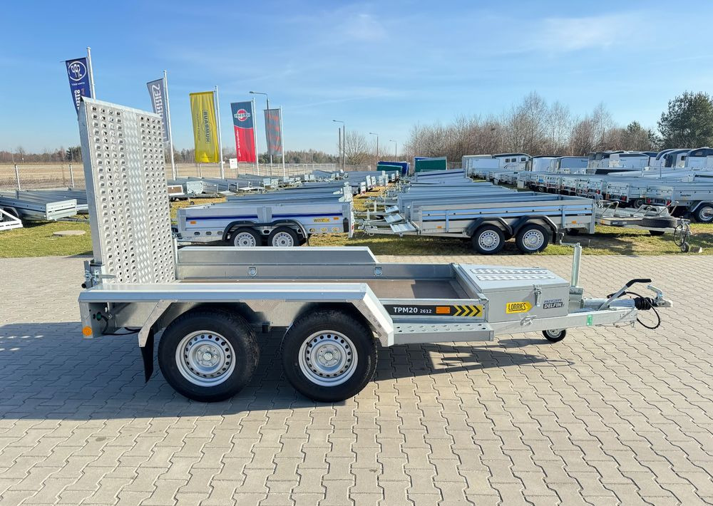 LORRIES Lorries TPM 20 przyczepa do przewozu koparki, bobcat , koparka 2700 kg - Gépszállító utánfutó: 2 kép. LORRIES Lorries TPM 20 przyczepa do przewozu koparki, bobcat , koparka 2700 kg - Gépszállító utánfutó: 2 kép.