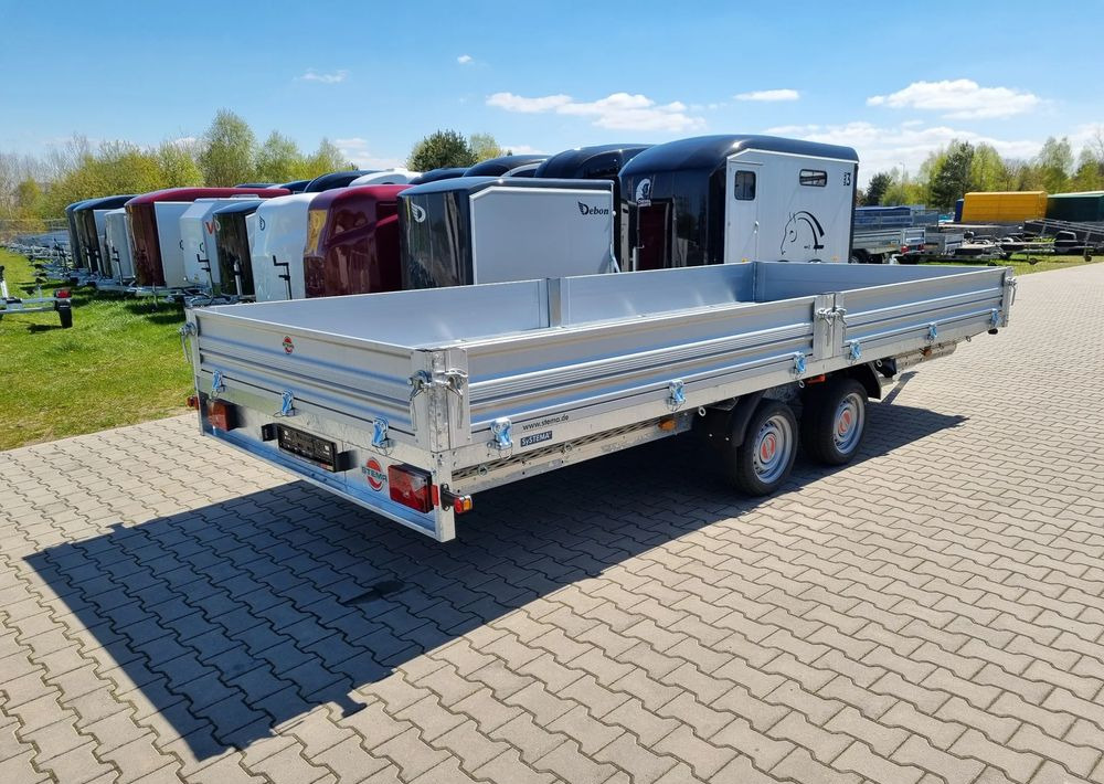 STEMA Stema Przyczepa 510x213 cm ALU 3,5T hamowana - Platós pótkocsi: 3 kép. STEMA Stema Przyczepa 510x213 cm ALU 3,5T hamowana - Platós pótkocsi: 3 kép.