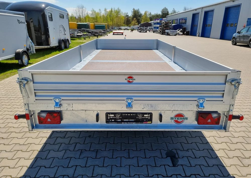 STEMA Stema Przyczepa 510x213 cm ALU 3,5T hamowana - Platós pótkocsi: 4 kép. STEMA Stema Przyczepa 510x213 cm ALU 3,5T hamowana - Platós pótkocsi: 4 kép.