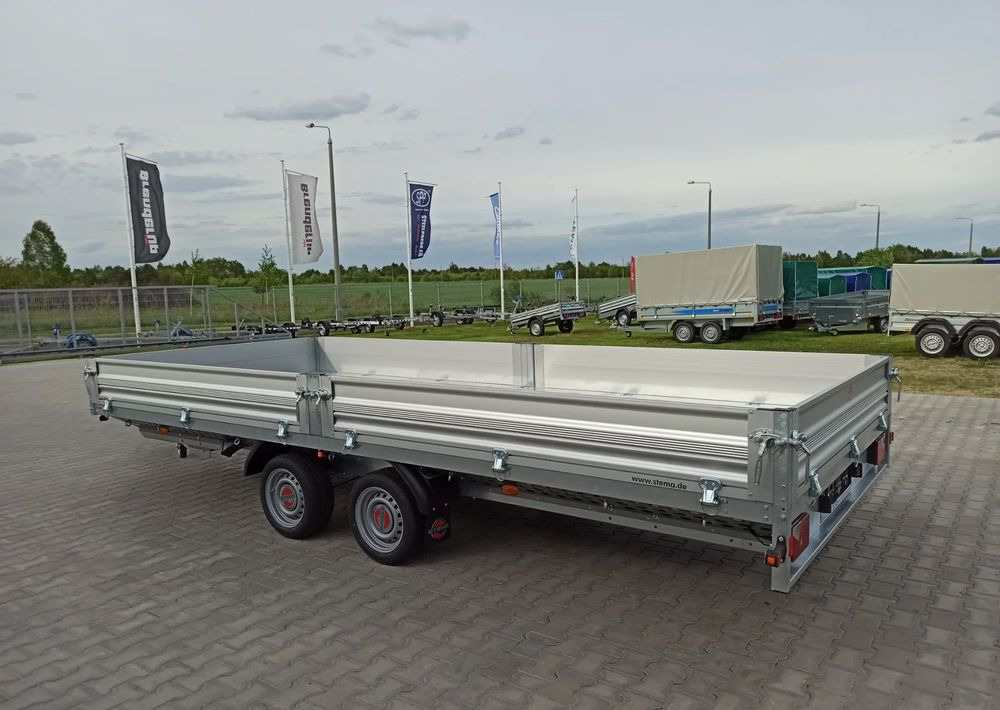 Stema Przyczepa 510x213 cm ALU 3,5T hamowana - Platós pótkocsi: 5 kép. Stema Przyczepa 510x213 cm ALU 3,5T hamowana - Platós pótkocsi: 5 kép.