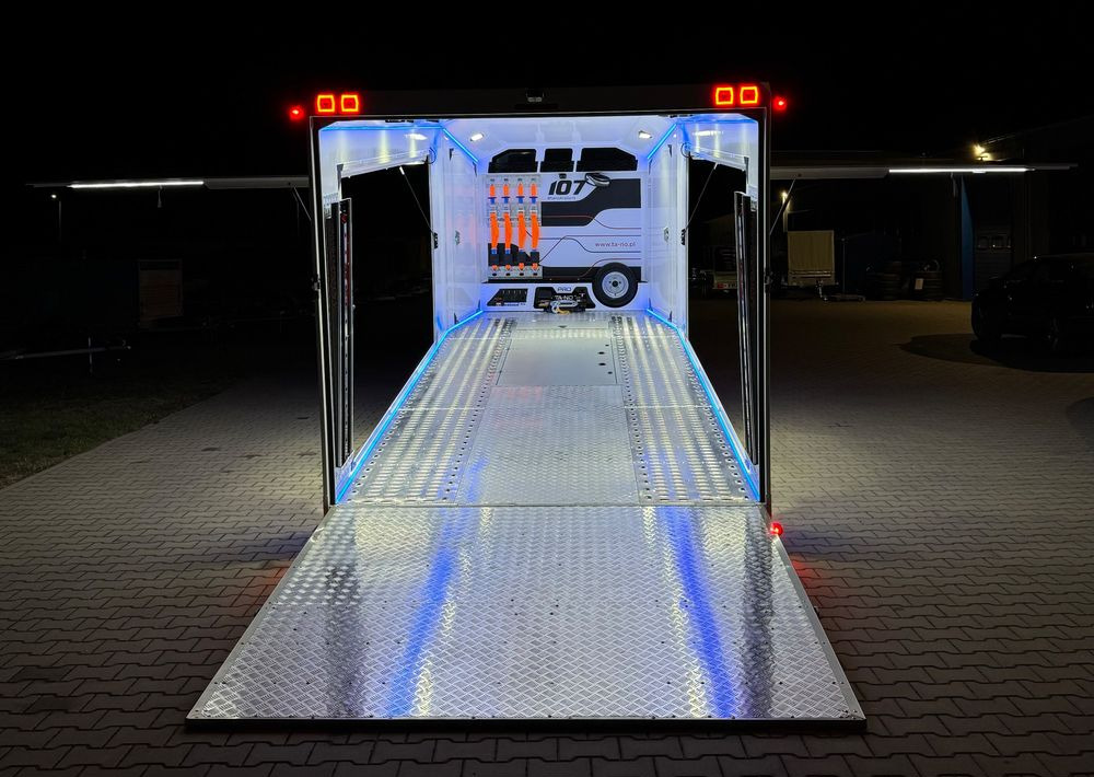 Új Pótkocsi autószállító TA-NO TA-NO SPORT TRANSPORTER 60 PREMIUM | 600 x 230 cm | 3500 kg DMC: 18 kép.