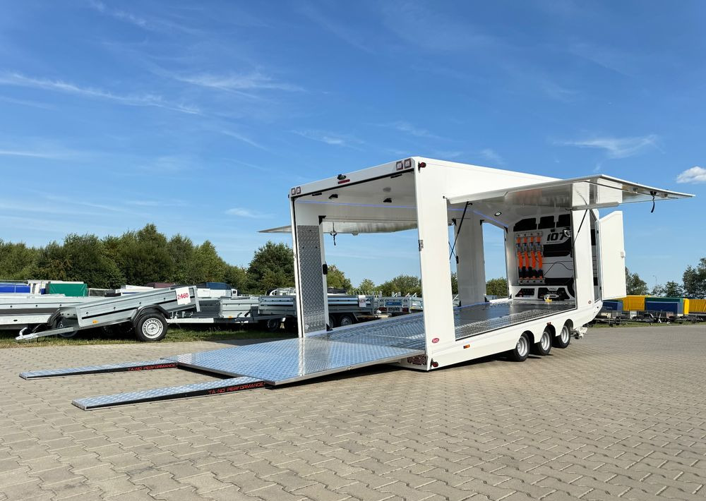 TA-NO TA-NO SPORT TRANSPORTER 60 PREMIUM | 600 x 230 cm | 3500 kg DMC - Pótkocsi autószállító: 2 kép. TA-NO TA-NO SPORT TRANSPORTER 60 PREMIUM | 600 x 230 cm | 3500 kg DMC - Pótkocsi autószállító: 2 kép.