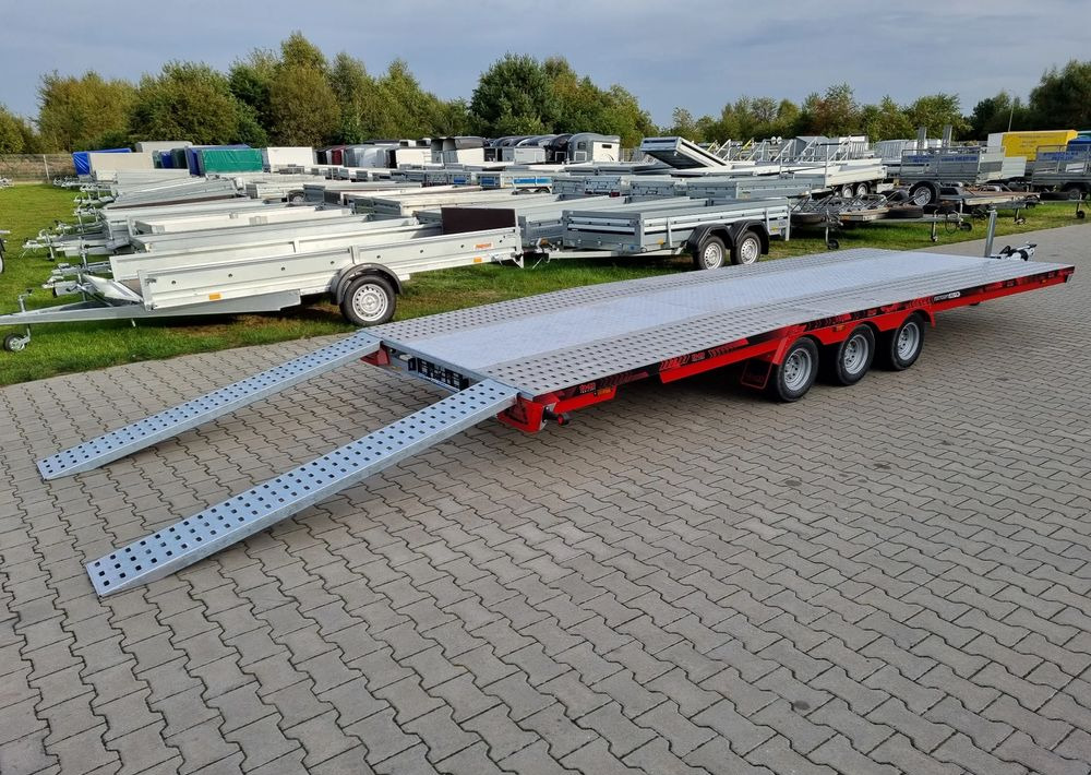 TA-NO TA-NO Scorpio 55 PREMIUM laweta 3 osiowa 5.5m 3500kg DMC najazdy niski załadunek - Pótkocsi autószállító: 4 kép. TA-NO TA-NO Scorpio 55 PREMIUM laweta 3 osiowa 5.5m 3500kg DMC najazdy niski załadunek - Pótkocsi autószállító: 4 kép.