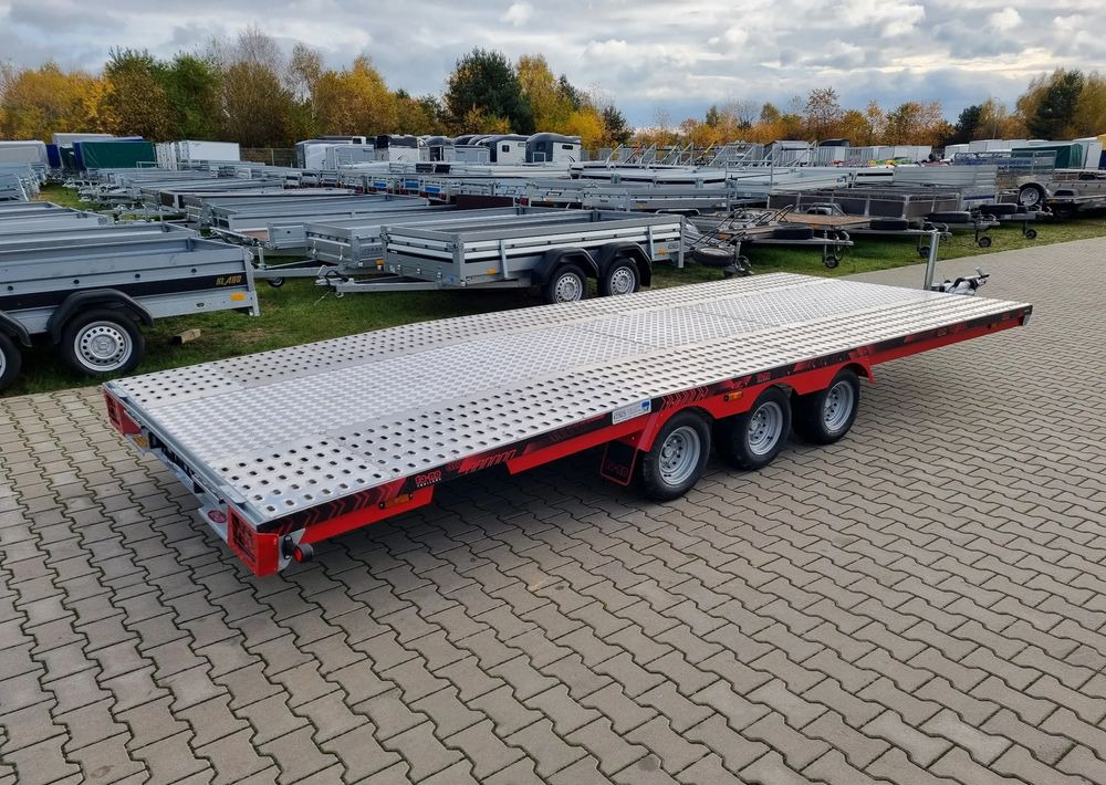 TA-NO TA-NO Scorpio 55 PREMIUM laweta 3 osiowa 5.5m 3500kg DMC najazdy niski załadunek - Pótkocsi autószállító: 3 kép. TA-NO TA-NO Scorpio 55 PREMIUM laweta 3 osiowa 5.5m 3500kg DMC najazdy niski załadunek - Pótkocsi autószállító: 3 kép.
