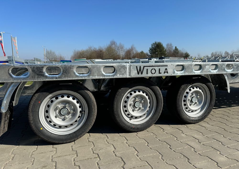Wiola L35G85 | 844x204 cm | 3500kg | wypełnienie blachą - Pótkocsi autószállító: 4 kép. Wiola L35G85 | 844x204 cm | 3500kg | wypełnienie blachą - Pótkocsi autószállító: 4 kép.