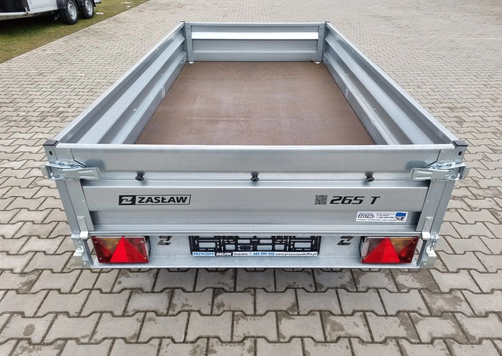 ZASŁAW 265T | 265 x 132 / 750 kg/ 2 osie / lekka przyczepa skrzyniowa - Platós pótkocsi: 5 kép. ZASŁAW 265T | 265 x 132 / 750 kg/ 2 osie / lekka przyczepa skrzyniowa - Platós pótkocsi: 5 kép.