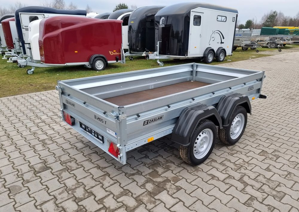 ZASŁAW 265T | 265 x 132 / 750 kg/ 2 osie / lekka przyczepa skrzyniowa - Platós pótkocsi: 4 kép. ZASŁAW 265T | 265 x 132 / 750 kg/ 2 osie / lekka przyczepa skrzyniowa - Platós pótkocsi: 4 kép.