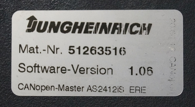 Jungheinrich 51226801 | Rij/hef/stuur regeling drive/lift/steering controller A - ECU - Anyagmozgató gép: 3 kép. Jungheinrich 51226801 | Rij/hef/stuur regeling drive/lift/steering controller A - ECU - Anyagmozgató gép: 3 kép.