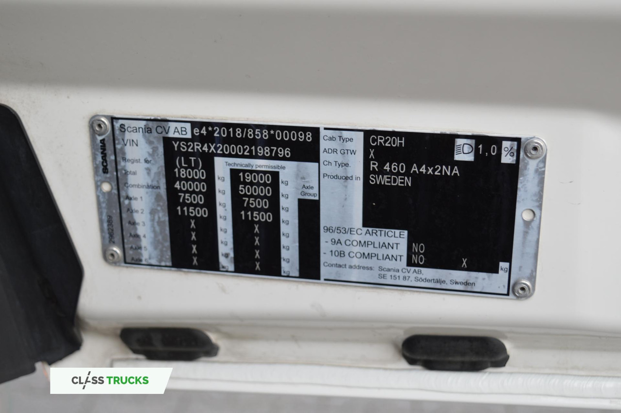 Nyergesvontató Scania R460 CR20H Adaptice Cruise Control: 17 kép. Nyergesvontató Scania R460 CR20H Adaptice Cruise Control: 17 kép.