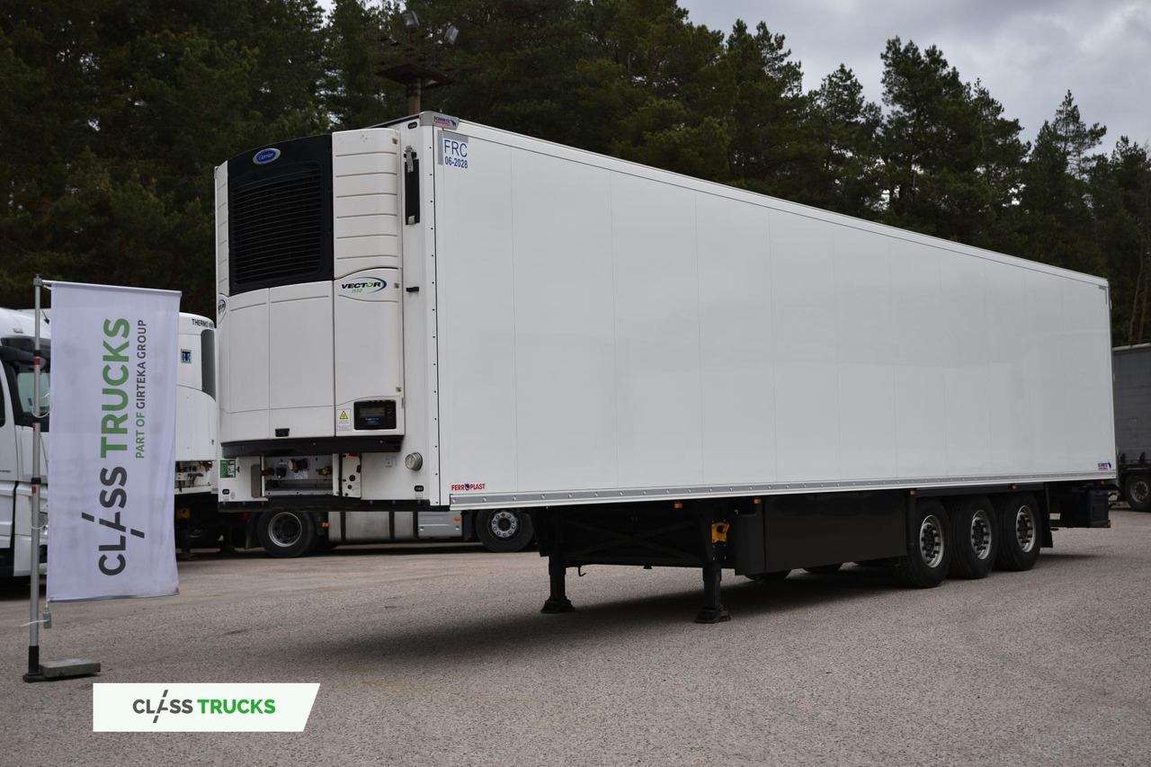 Schmitz Cargobull SKO FP 60 Carrier Vector 1550 - Félpótkocsi hűtős: 1 kép. Schmitz Cargobull SKO FP 60 Carrier Vector 1550 - Félpótkocsi hűtős: 1 kép.