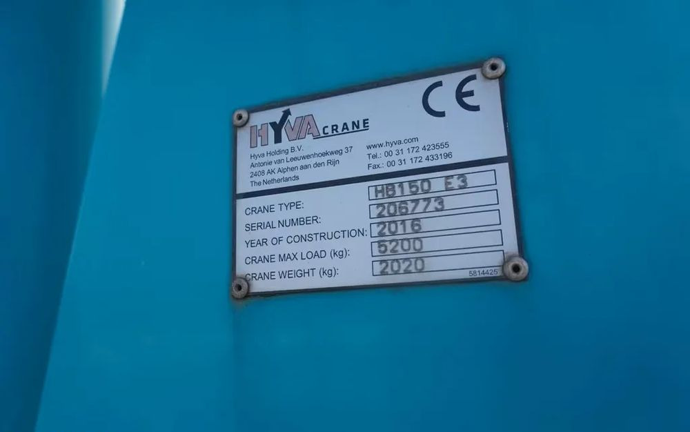 Platós teherautó, Darus autó MAN TGS 18.290 | Żuraw Hyva HB 150 | Euro 6 | Automat | 1. właściciel | 4X2 | Przebieg 160 124 !: 10 kép.