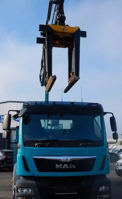 Platós teherautó, Darus autó MAN TGS 18.290 | Żuraw Hyva HB 150 | Euro 6 | Automat | 1. właściciel | 4X2 | Przebieg 160 124 !: 11 kép.