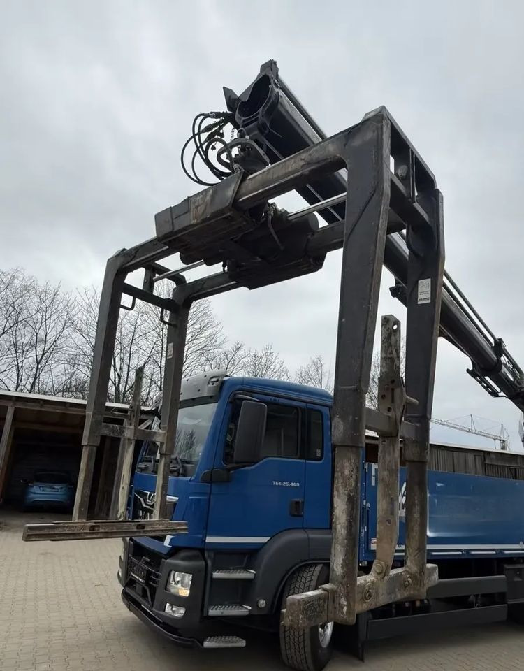 Darus autó, Platós teherautó MAN TGS 26.460 | Palfinger PK20.501L | 2 wysuwy | Euro 6 | 2019 | 125 tys. km!: 20 kép.