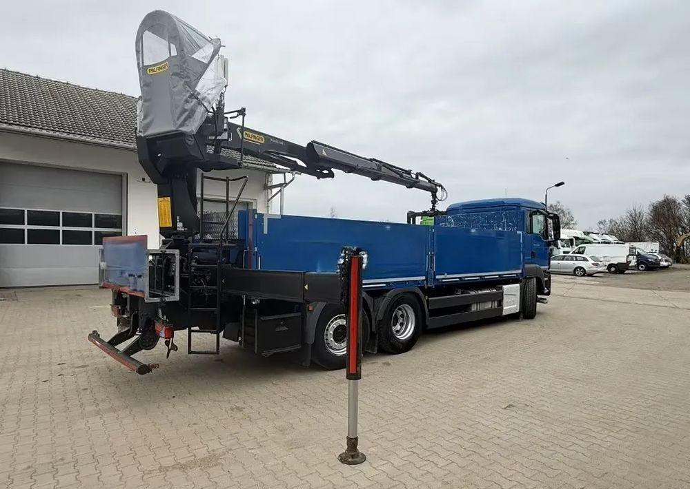 MAN TGS 26.460 | Palfinger PK20.501L | 2 wysuwy | Euro 6 | 2019 | 125 tys. km! - Darus autó, Platós teherautó: 5 kép. MAN TGS 26.460 | Palfinger PK20.501L | 2 wysuwy | Euro 6 | 2019 | 125 tys. km! - Darus autó, Platós teherautó: 5 kép.