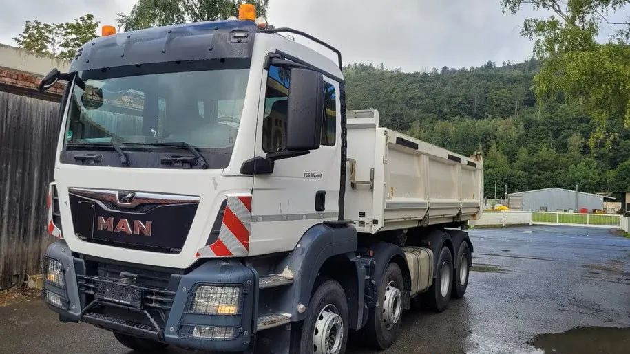 MAN TGS 35.460 8x4 – wywrotka 3-stronna MEILLER + Bordmatic + plandeka rolowana+Euro6+Retarder - Billenőplatós teherautó: 1 kép. MAN TGS 35.460 8x4 – wywrotka 3-stronna MEILLER + Bordmatic + plandeka rolowana+Euro6+Retarder - Billenőplatós teherautó: 1 kép.