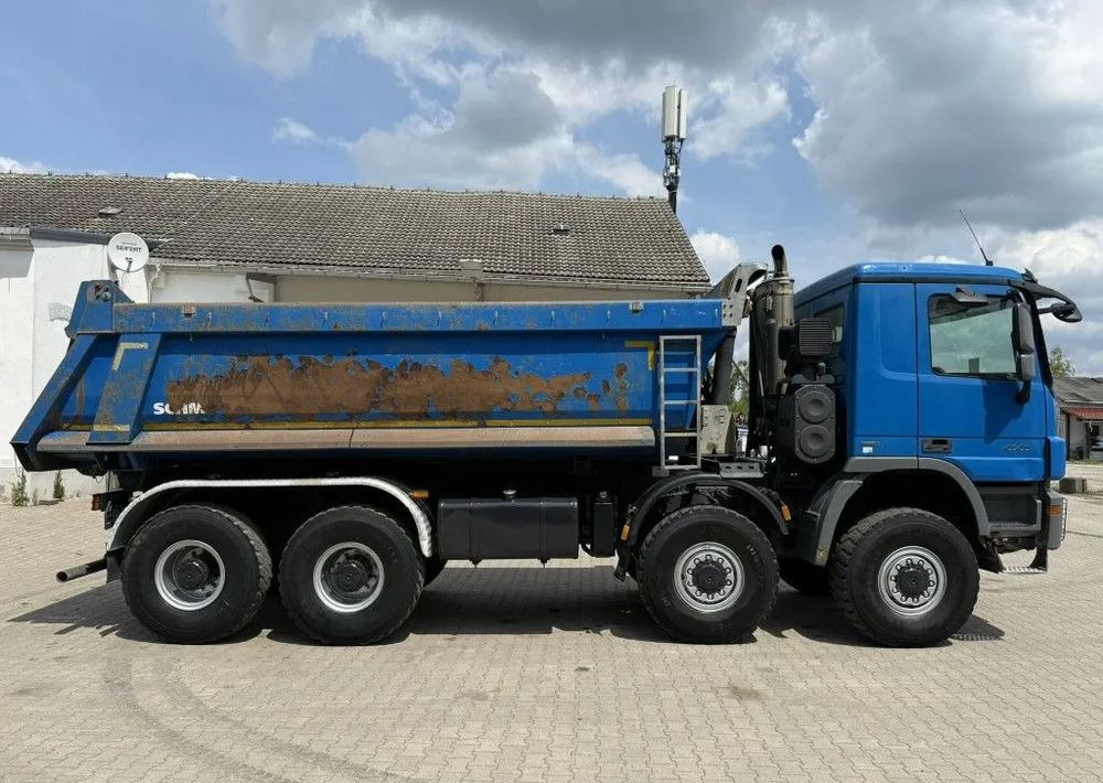 Mercedes-Benz Actros 4141AK 8x8 MP3 • Wywrotka Meiller • Euro 5 - Billenőplatós teherautó: 5 kép. Mercedes-Benz Actros 4141AK 8x8 MP3 • Wywrotka Meiller • Euro 5 - Billenőplatós teherautó: 5 kép.