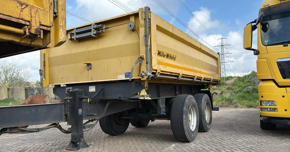Miller Przyczepa Tandem R180 / Kiper Wywrotka x3 /Bordmatic-Manual/VIN:WMM000000C0056248/ 2013 - Pótkocsi billenőplatós: 2 kép. Miller Przyczepa Tandem R180 / Kiper Wywrotka x3 /Bordmatic-Manual/VIN:WMM000000C0056248/ 2013 - Pótkocsi billenőplatós: 2 kép.