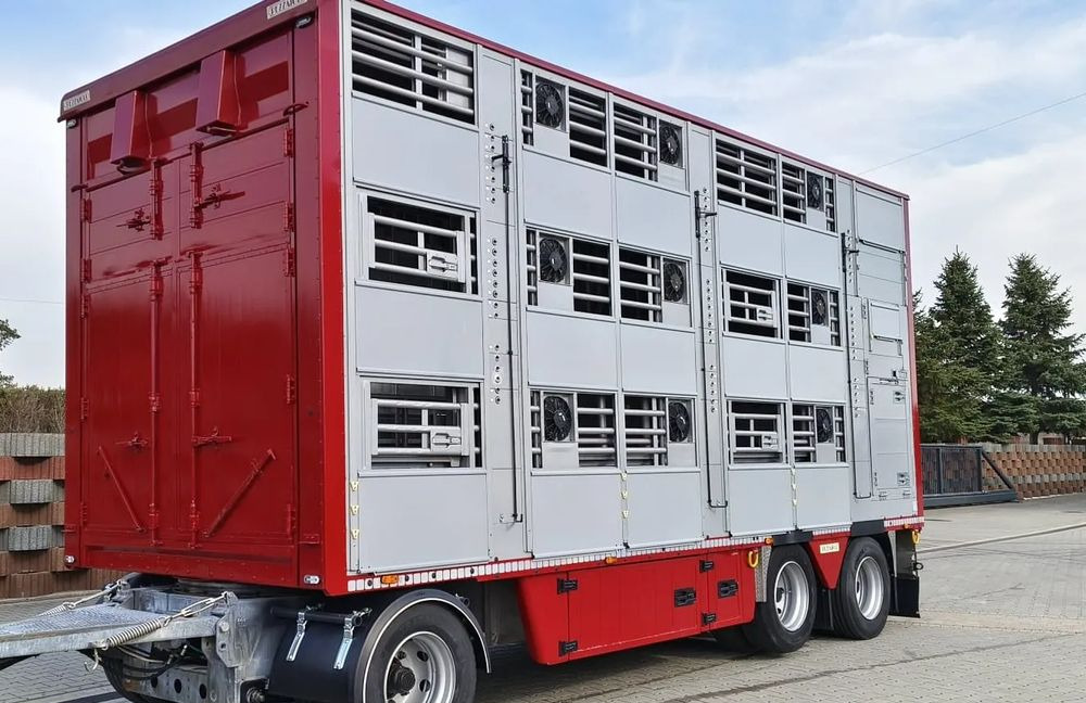Pezzaioli RBA 32/TRZYOSIOWA PRZYCZEPA-2XBYDŁO,3X TRZODA - Pótkocsi állatszállító: 2 kép. Pezzaioli RBA 32/TRZYOSIOWA PRZYCZEPA-2XBYDŁO,3X TRZODA - Pótkocsi állatszállító: 2 kép.