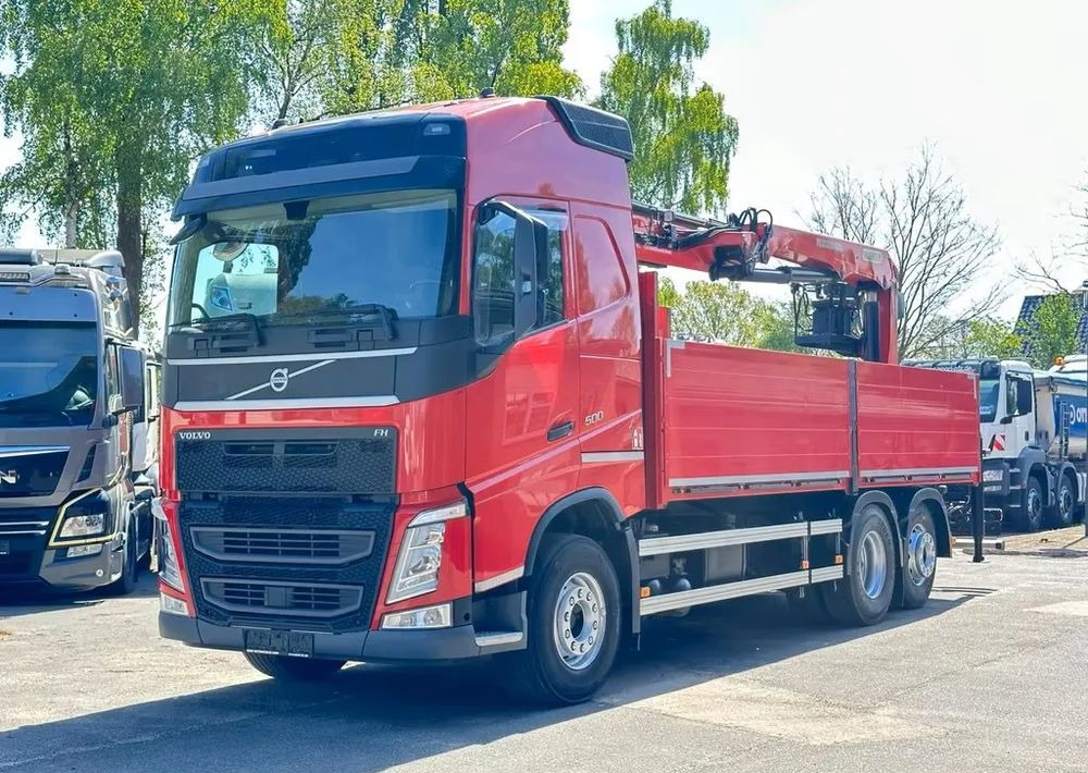 Volvo FH460 6x2 oś podnoszona – HDS Palfinger PK18.001L SLD3 / Euro 6C / 147 000 km! - Platós teherautó, Darus autó: 1 kép. Volvo FH460 6x2 oś podnoszona – HDS Palfinger PK18.001L SLD3 / Euro 6C / 147 000 km! - Platós teherautó, Darus autó: 1 kép.