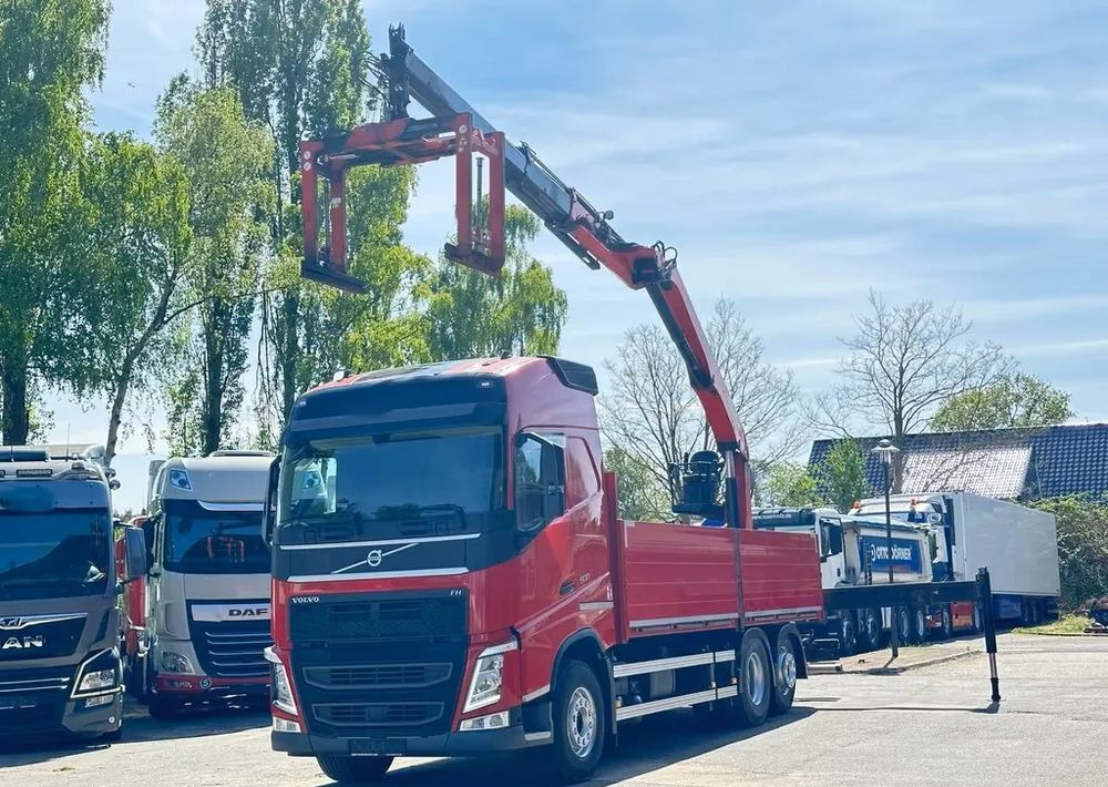 Volvo FH460 6x2 oś podnoszona – HDS Palfinger PK18.001L SLD3 / Euro 6C / 147 000 km! - Platós teherautó, Darus autó: 3 kép. Volvo FH460 6x2 oś podnoszona – HDS Palfinger PK18.001L SLD3 / Euro 6C / 147 000 km! - Platós teherautó, Darus autó: 3 kép.