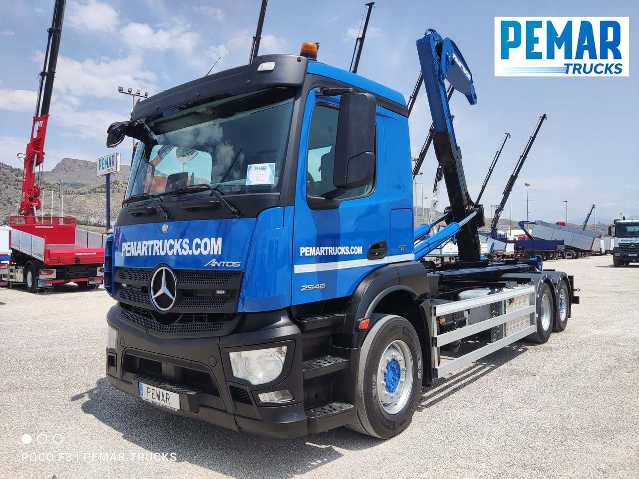MERCEDES-BENZ ANTOS 2546 6X2 MULTILIFT - Cserefelépítményes teherautó: 1 kép. MERCEDES-BENZ ANTOS 2546 6X2 MULTILIFT - Cserefelépítményes teherautó: 1 kép.