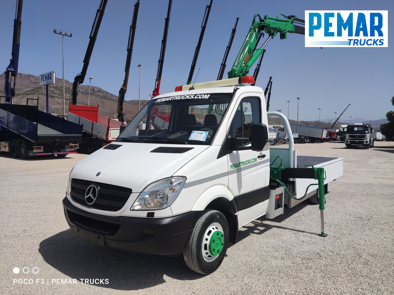 MERCEDES-BENZ SPRINTER 515 CDI GRUA CAJA FIJA 150 CV - Platós teherautó, Darus autó: 1 kép. MERCEDES-BENZ SPRINTER 515 CDI GRUA CAJA FIJA 150 CV - Platós teherautó, Darus autó: 1 kép.