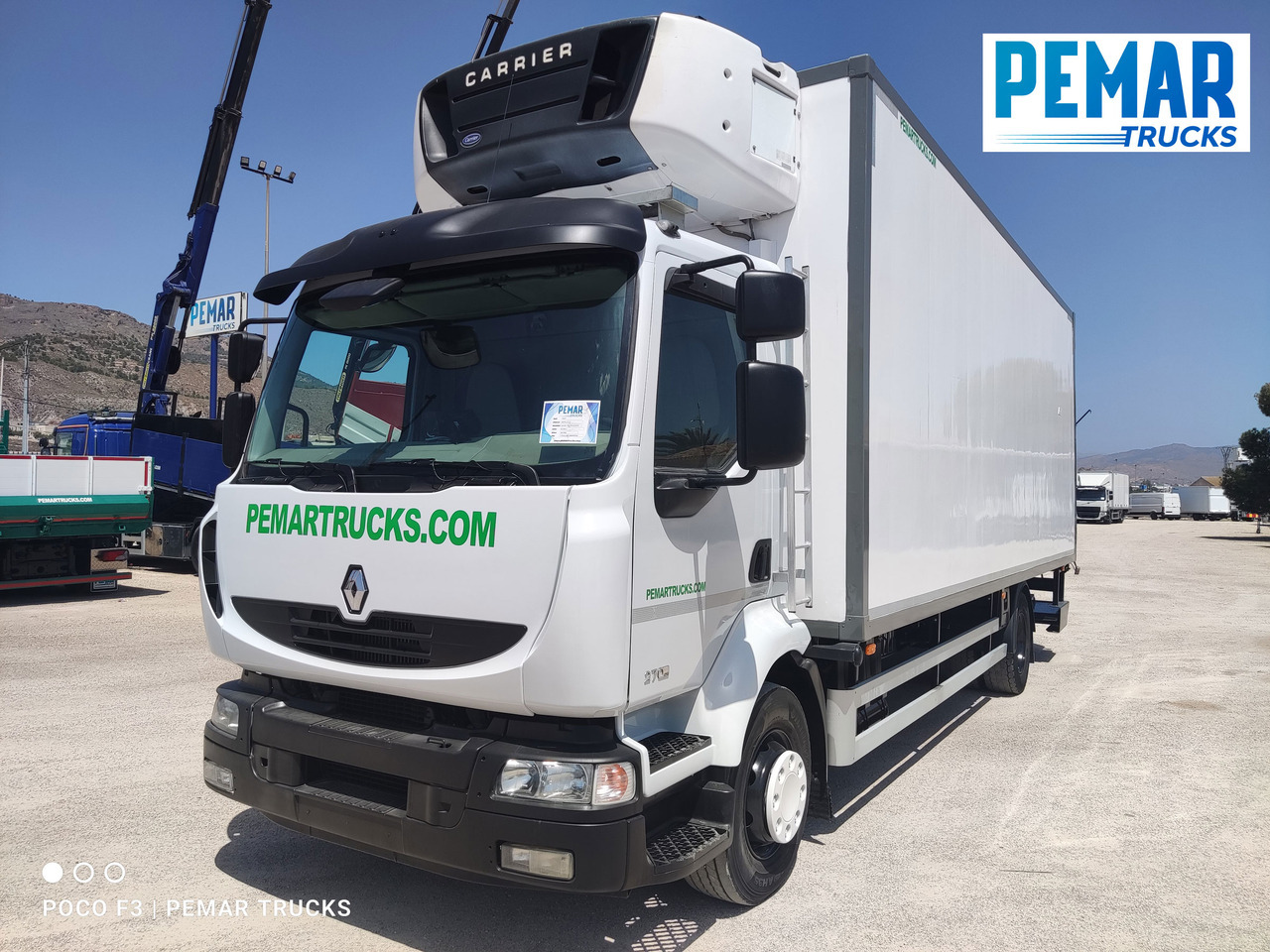 RENAULT MIDLUM 270 FRIGORIFICO 16T EURO 5 - Hűtős teherautó: 1 kép. RENAULT MIDLUM 270 FRIGORIFICO 16T EURO 5 - Hűtős teherautó: 1 kép.